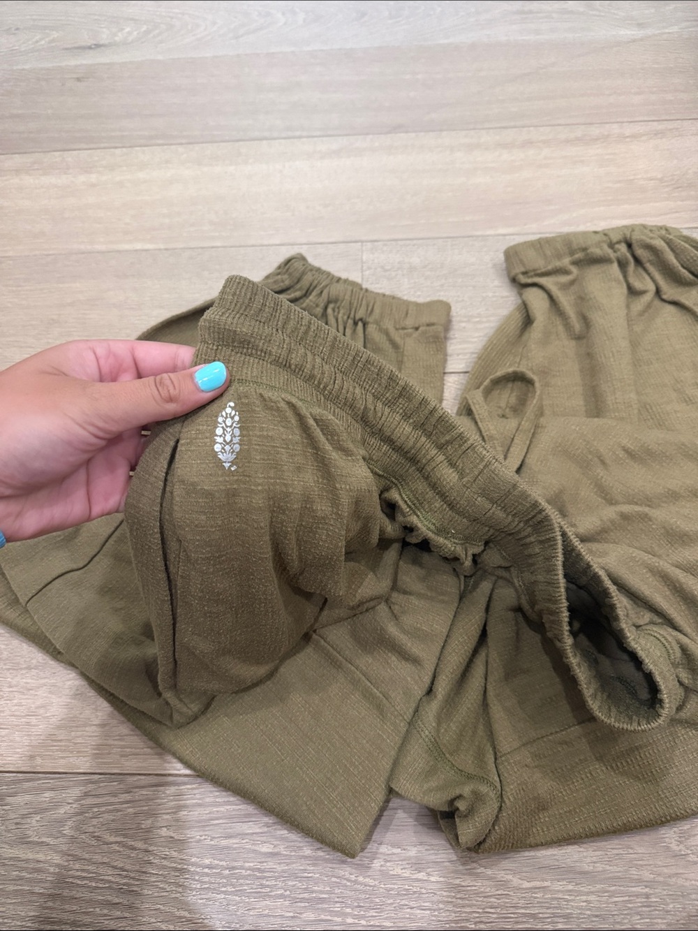 Free people movement sweatpants green - Picture 5 of 6